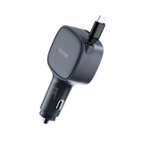 OMI 81W PD Car Charger with Retractable USB-C Cable