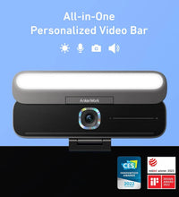 Anker Work B600  Video Bar with 4-in-1 Design (2K Cam with Speaker, Mic, Light)
