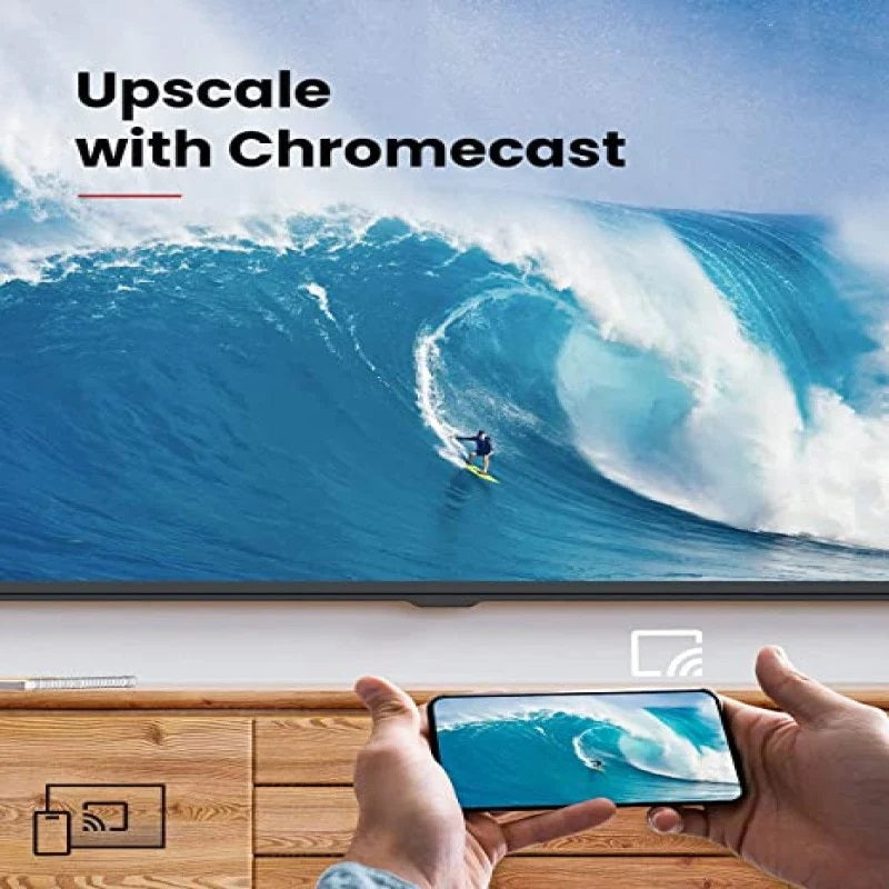 Nebula 4K Streaming Dongle with HDR, Android TV Box, 7000+ Apps, Compatible with Google Assistant and Chromecast, Supports Dolby Digital Plus, Plug-in Smart TV with Remote