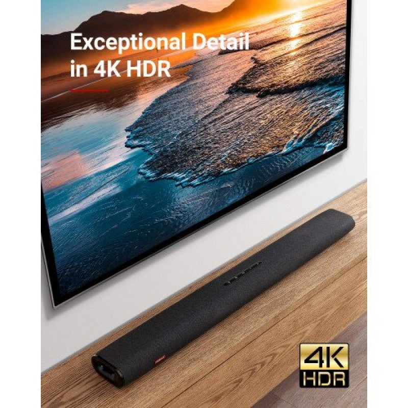 Nebula Soundbar – Fire TV Edition, 4K HDR Support, 2.1 Channel, Built-In Subwoofers, Voice Remote with Alexa