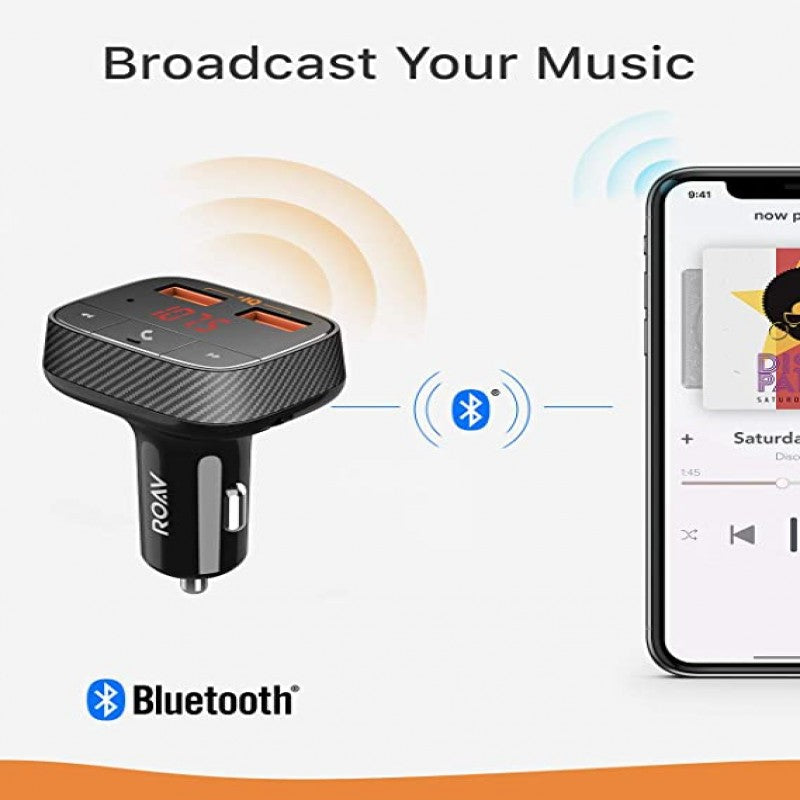 Anker Roav SmartCharge F0 Bluetooth FM Transmitter