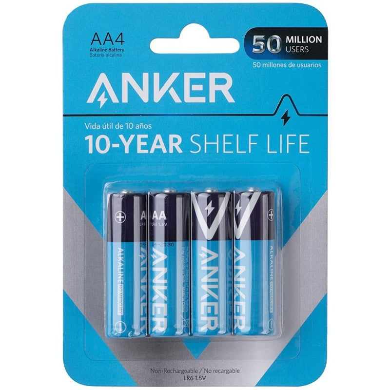 Anker Alkaline AA4 Batteries (4-Pack)
