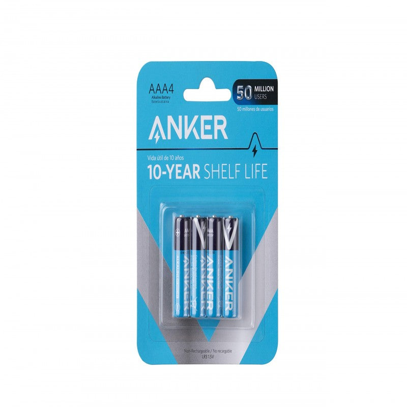 Anker Alkaline AAA4 Batteries (4-Pack)