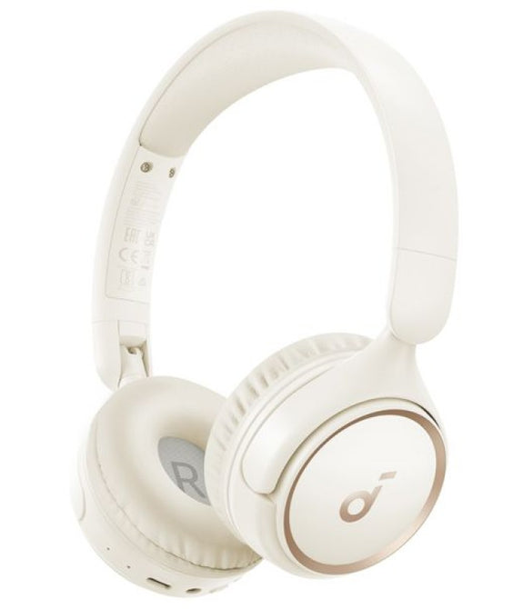 Soundcore H30i Wireless On-Ear Headphones, Foldable Design (White)