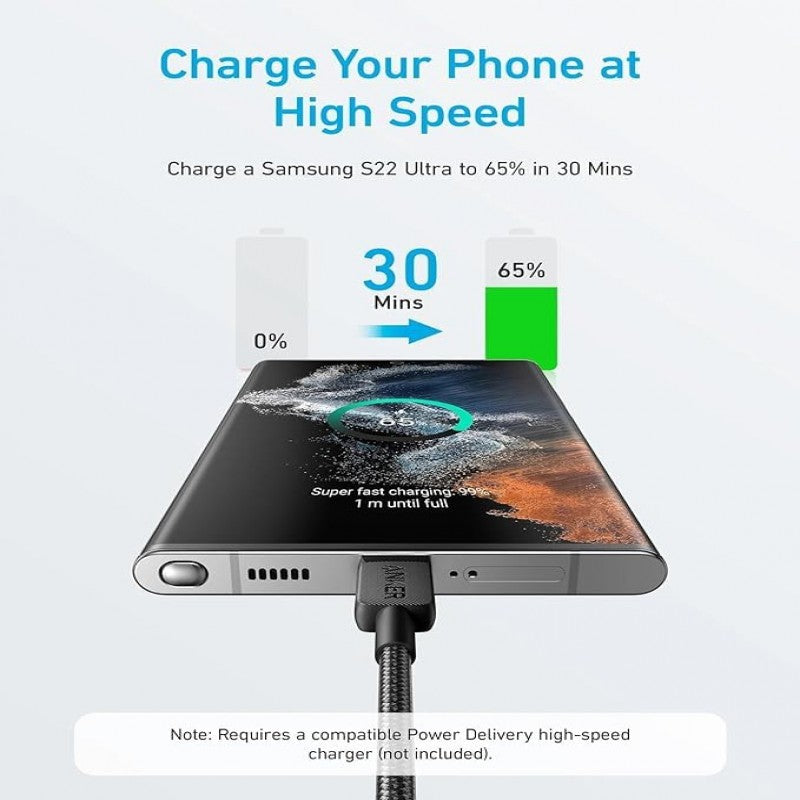 Anker 322 USB-C to USB-C Cable 3ft