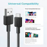 Anker 322 USB-C to USB-C Cable 3ft - White
