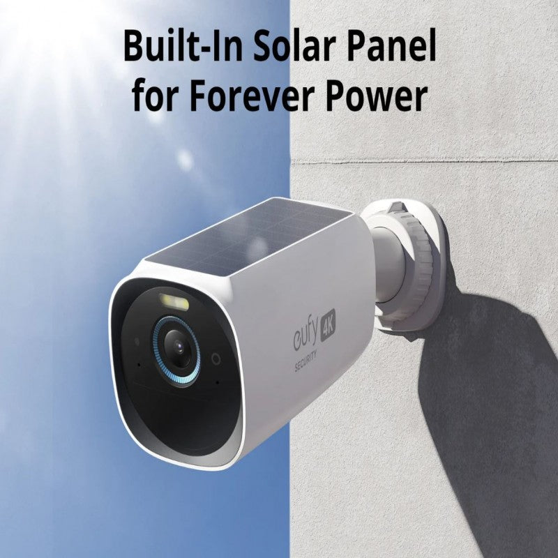 Eufy Cam 3 2-Cam Kit, Outdoor Wireless, 4K Camera With Integrated Solar Panel