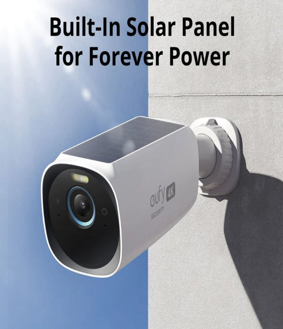 Eufy Cam 3 2-Cam Kit, Outdoor Wireless, 4K Camera With Integrated Solar Panel