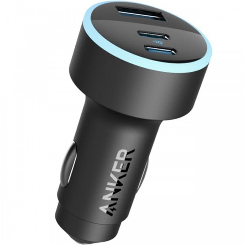 Anker Nano Car Charger 167.5w, 3-Ports (2 Usb-C & 1 Usb-A), with Usb-C to Usb-C 3.3ft Cable