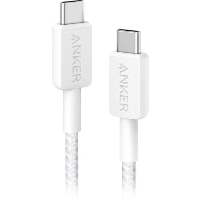 Anker 322 USB-C to USB-C Cable 6FT - White