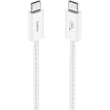 Anker Zolo Usb-C to Usb-C Cable (3.3ft, 240w, Braided) - White