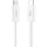 Anker Zolo Usb-C to Usb-C Cable (6ft, 240w, Braided) - White