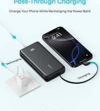 Anker Zolo Powerbank (20kmah, 22.5w, Built-In UsbC 90° Cable)