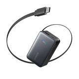 Anker Nano Power Bank 10,000mah, 45w, Built-In Retractable Usb-C Cable