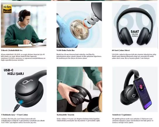 Soundcore Q10i Wireless Headphones