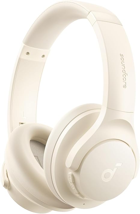 Anker Soundcore Q20i Wireless Noise Cancelling Headphones. Bluetooth. Hybrid active noise cancelling. 40 hour long ANC playtime. Hi-Res audio. Big bass - White