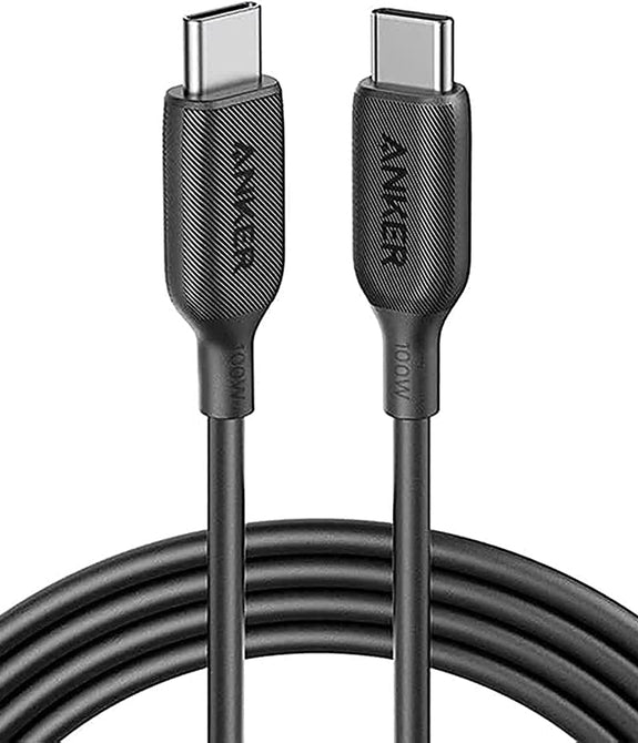 Anker Powerline III USB-C To USB-C 100w Cable (6ft/1.8m) Black