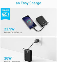 Anker Power Bank 20000mAh 22.5W with Built in USB-C Cable