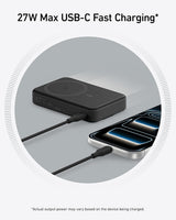 Anker MagGo Power Bank 10,000mah 15w, Qi2 Certified 15W Ultra-Fast MagSafe