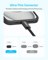 Anker Zolo USB C to USB C Cable, Braided 6ft