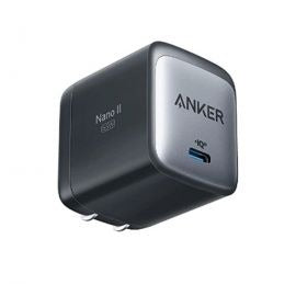 Anker Nano Charger, 45W Fast Charging, Compact and Foldable Plug 2-pin US