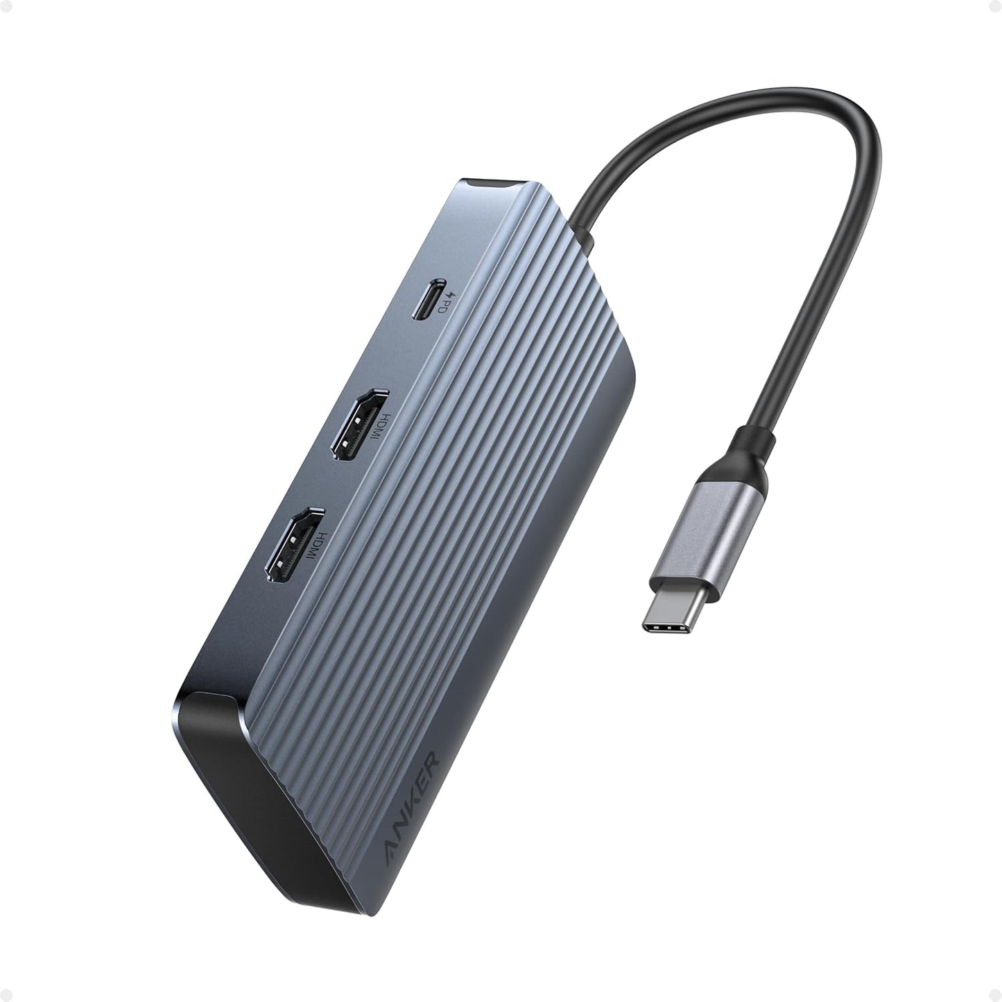 Anker 7-in-1 USB-C Hub, Dual Monitor USB C Docking Station