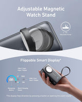 Anker MagGo Powerbank 10,000mah, 35w, For Apple Watch with Built-In Usb-C Cable