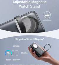 Anker MagGo Powerbank 10,000mah, 35w, For Apple Watch with Built-In Usb-C Cable