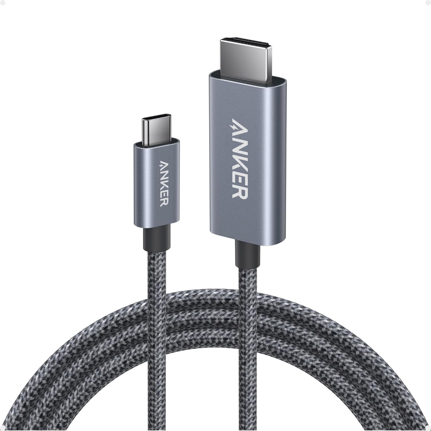 Anker USB C to HDMI Cable (6ft , 4K/60Hz , Braided)
