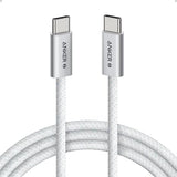 Anker Zolo Usb-C to Usb-C Cable (6ft, 240w, Braided) - White