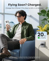 Anker Nano Charger, 45W Fast Charging, Compact and Foldable Plug 2-pin US