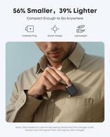 Anker Nano Charger, 45W Fast Charging, Compact and Foldable Plug 2-pin US