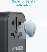 Anker 312 PowerExtend 30W, Wall Charger with Travel Plug - Black