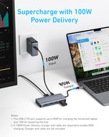 Anker 7-in-1 USB-C Hub, Dual Monitor USB C Docking Station