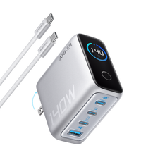 Anker Charger (140W, 4-Port, PD 3.1) with USB-C Cable