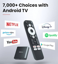 Nebula 4K Streaming Dongle with HDR, Android TV Box, 7000+ Apps, Compatible with Google Assistant and Chromecast, Supports Dolby Digital Plus, Plug-in Smart TV with Remote