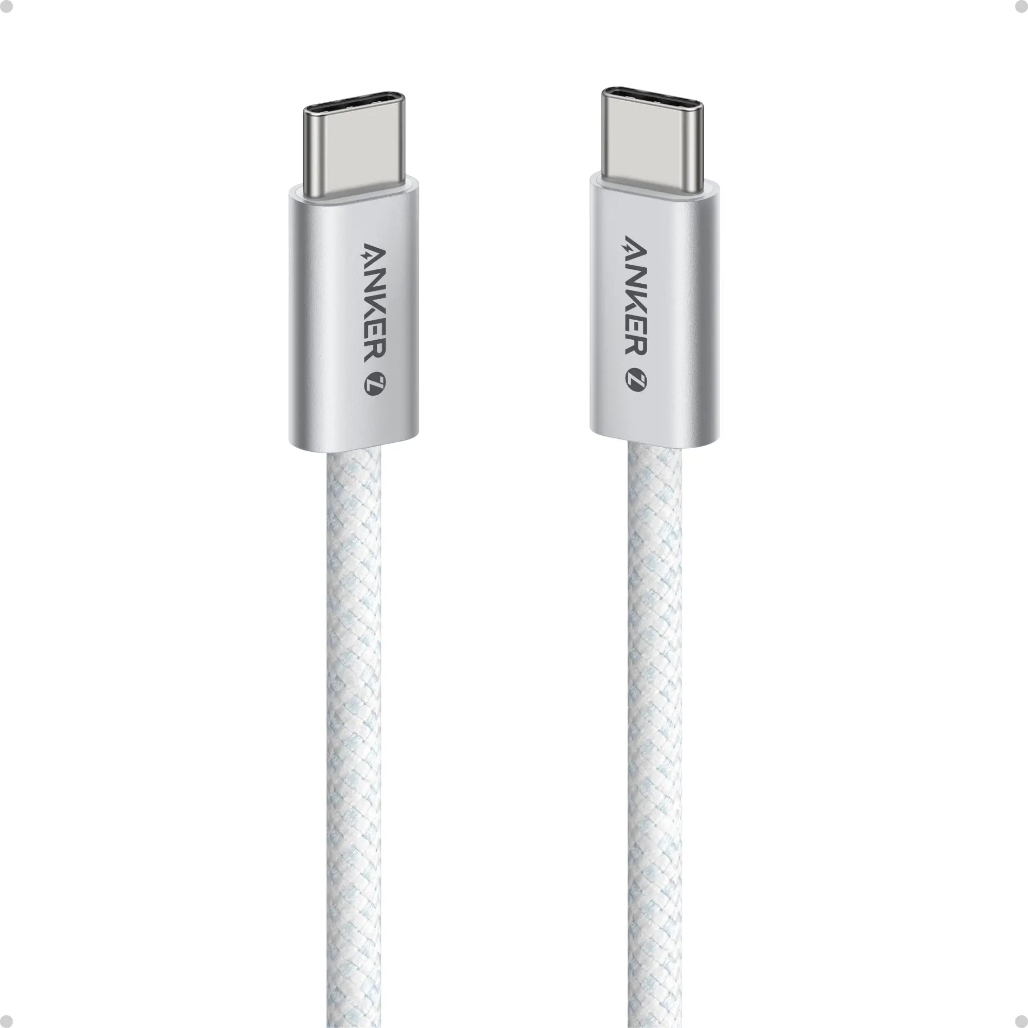 Anker Zolo Usb-C to Usb-C Cable (6ft, 240w, Braided) - White