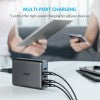 Anker PowerPort Speed 5 desktop charger charging multiple devices