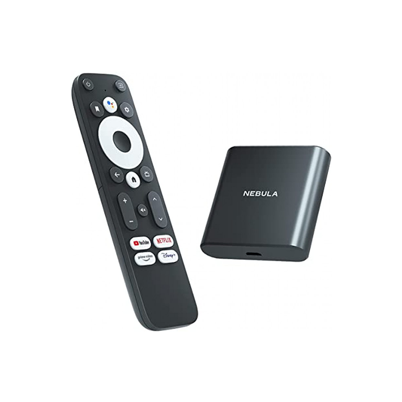 Nebula 4K Streaming Dongle with HDR, Android TV Box, 7000+ Apps, Compatible with Google Assistant and Chromecast, Supports Dolby Digital Plus, Plug-in Smart TV with Remote