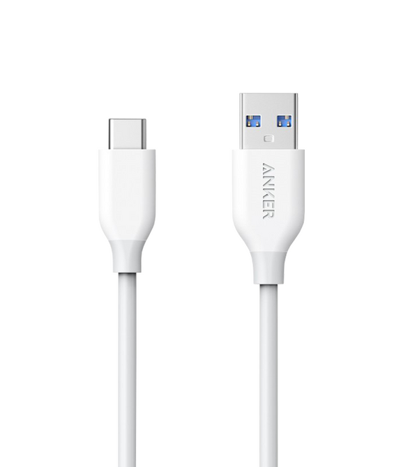 Anker PowerLine 3ft USB-C to USB 3.0 - WHITE