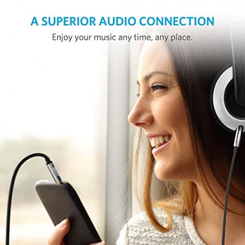Anker 3.5 mm Male To Male Audio Cable Black