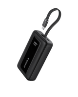 Anker Zolo Power Bank 10,000mah,30w,Fast Charging, 2-Ports Usb-C + Usb-A Ports, Digital Display