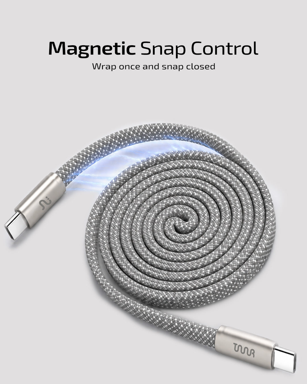Snap X 100W   USB-C to USB-C Magnetic Cable