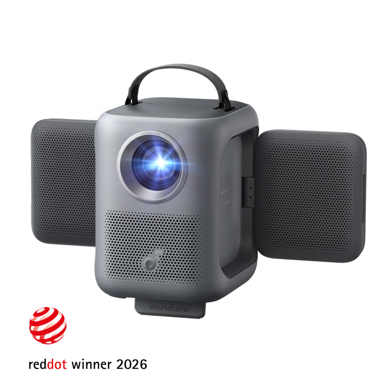 soundcore Nebula P1i | World's First Smart Portable Projector with Flippable Speakers