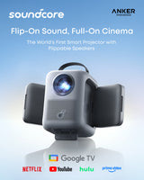 soundcore Nebula P1i | World's First Smart Portable Projector with Flippable Speakers