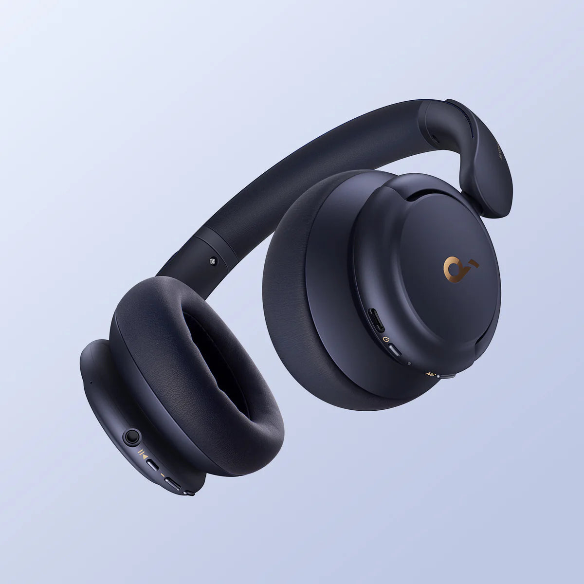 Soundcore Q30 headphones shown in Blue and Black colorways