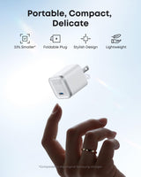 Anker Nano 45W Usb-C Charger, Fast Charging, Compact & Foldable Plug, 2-Pin (US) - White