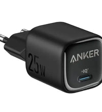 Anker 25W Usb‑C Fast Charger Compact size, PowerIQ 3.0 & PPS for Super Fast Charging, Foldable Plug, 2-Pin (Us) – Black