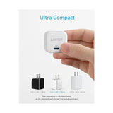 Anker PowerPort III 20W Cube Charger, Usb-C PD Fast Charger, Folable Plug, 2-Pin (US)