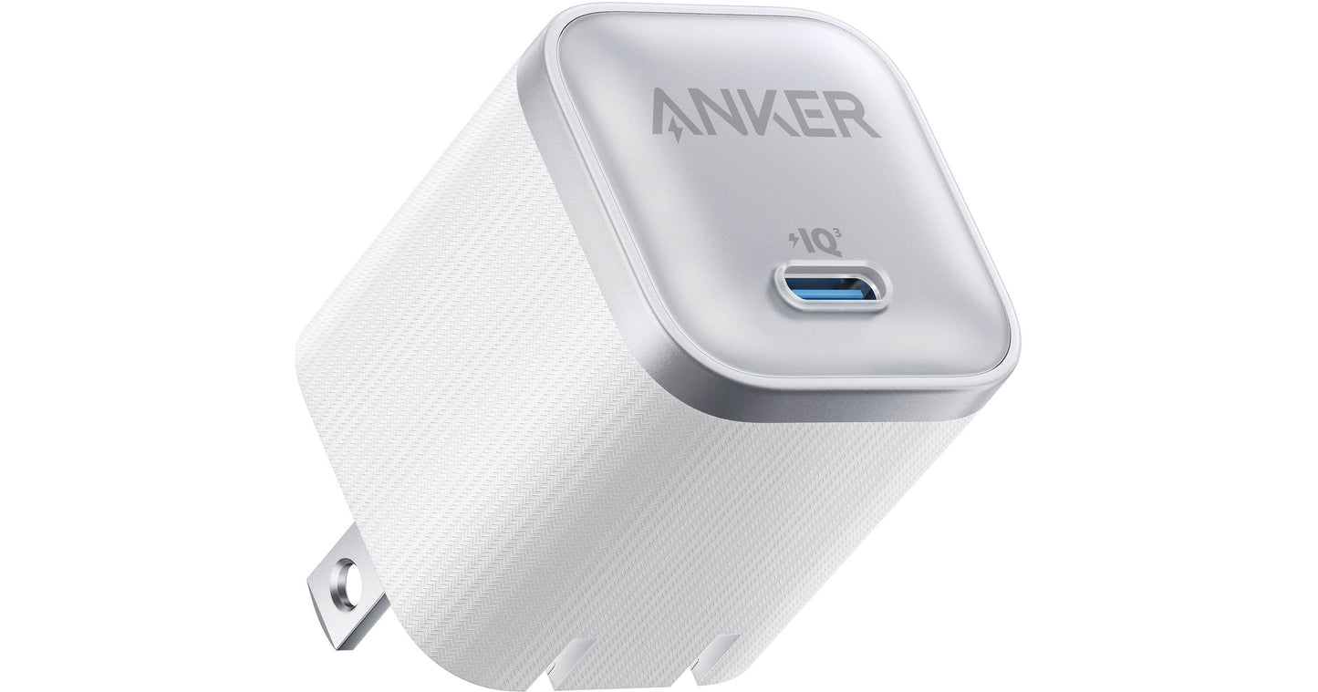 Anker Nano 45W Usb-C Charger, Fast Charging, Compact & Foldable Plug, 2-Pin (US) - White